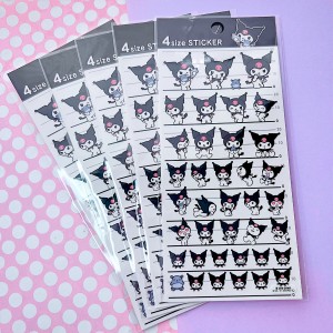Kuromi Sticker Sheet 4 Sizes